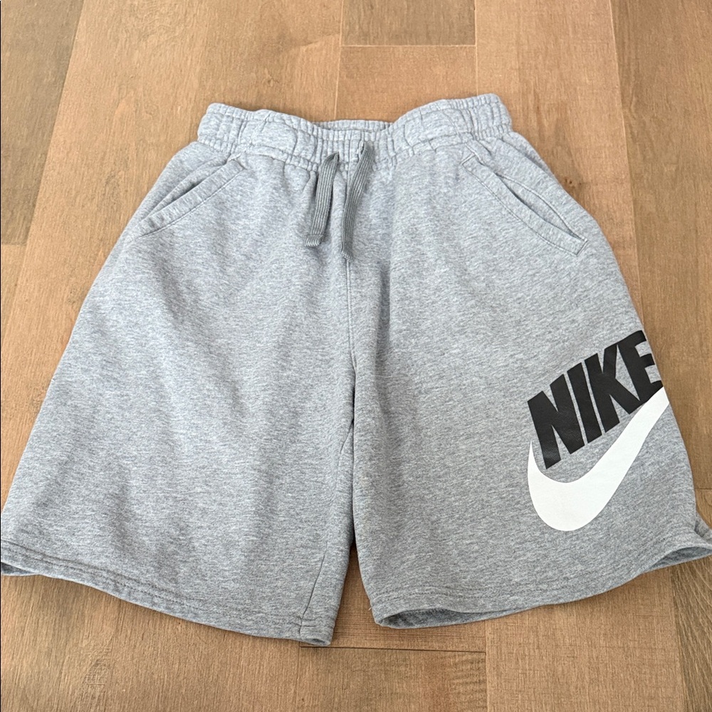 Nike Heather Gray Logo Shorts